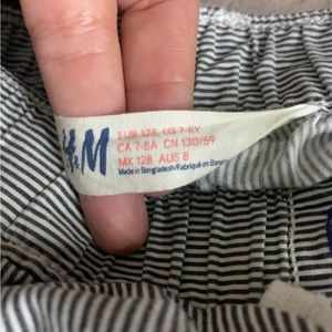 Boys h&m stripped shorts